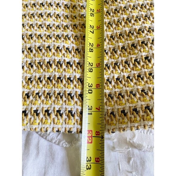 MAJE Rill Yellow Tweed Dress Women’s 2 - Picture 10 of 12